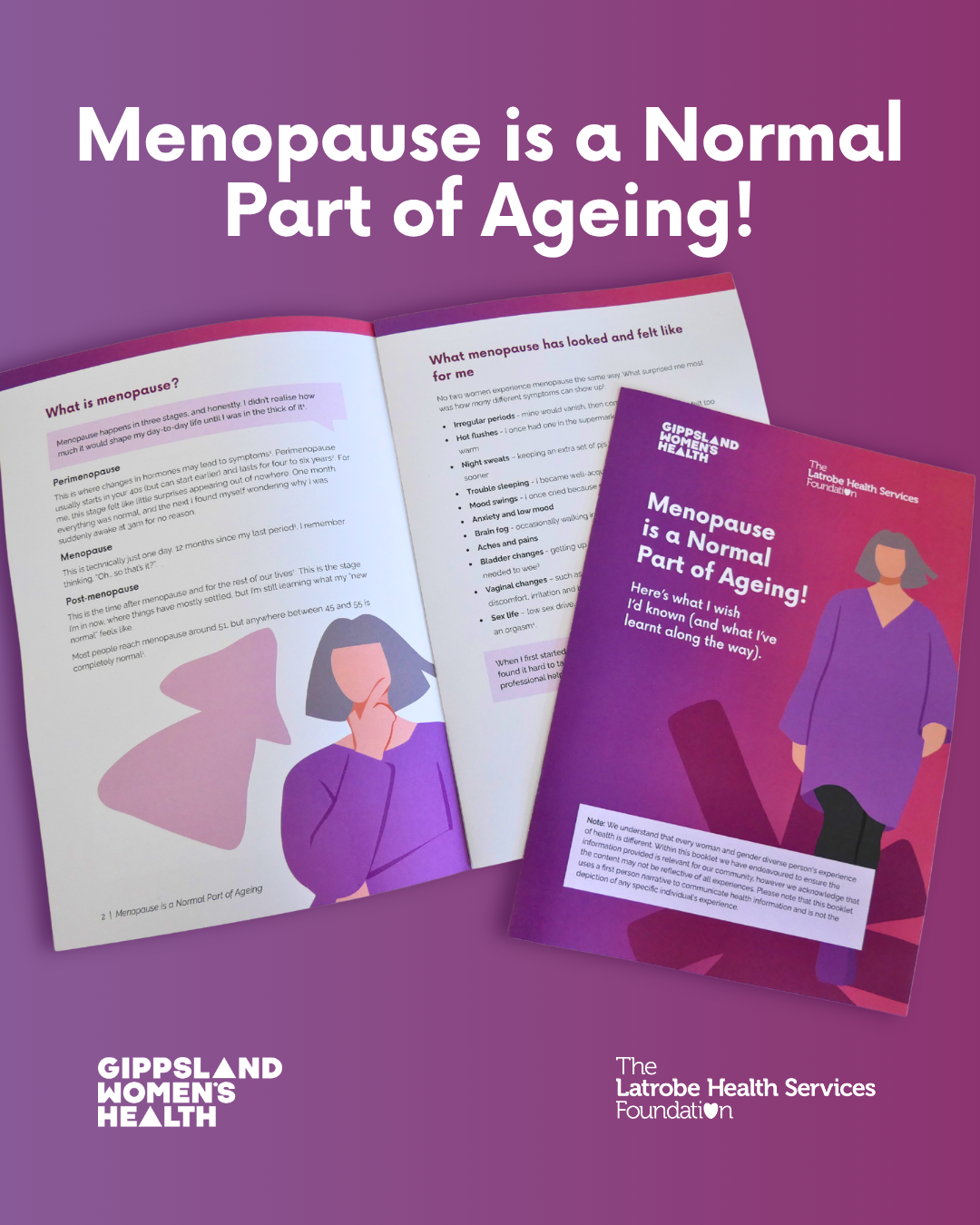 Go to read the online PDF of Menopause is a normal part of ageing